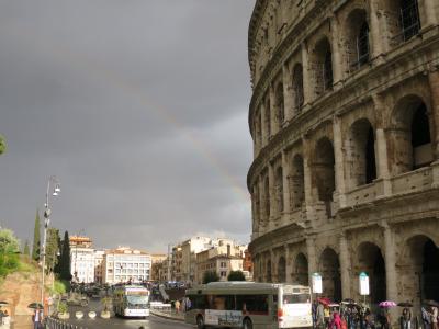 2019GW・ローマ＆フィレンツェ（３：フォロロマーノとコロッセオ、ローマ観光初日は雨雨雨！）