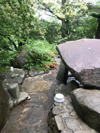 梅雨の信州温泉巡り　山梨　裂石温泉と信玄餅の工場見学