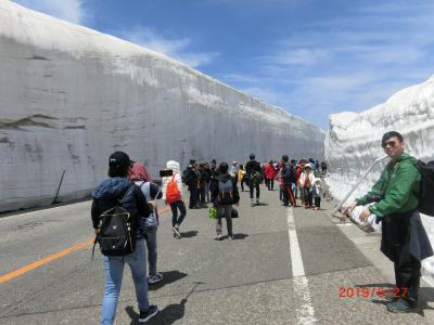 宇奈月温泉泊りのトロッコ列車と雪の大谷とアルペンルート(2/4)