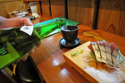 ［北海道＆東日本パス：６日目－後編］ 水郡線で行く田んぼの中にある公共宿、最後の夜に乾杯！美味い肴には地酒が合うんです♪