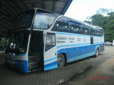 観光旅行ではありません(ioi)トラート滞在～バスでドンムアン。