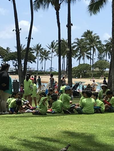 LCCエアアジアで行くhawaii 2018.7月 ⑦ キャンプペンギン初体験ー帰国日