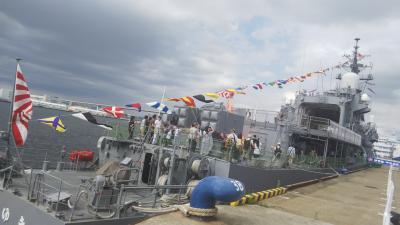 2019海の日 練習艦「やまゆき」一般公開 at 大阪港　初めてのみる艦艇はカッコいい！