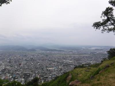 百名城の鳥取城跡へ。久松山頂上まで登山？お散歩？
