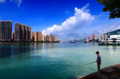 香港★荃灣日記　朝のおさんぽ　～荃灣公園・連儂牆（レノンの壁）～