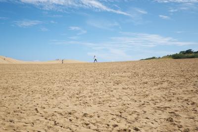鳥取砂丘で砂まみれの旅