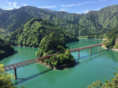 2017年GW 静岡の旅【13】根強い絶景スポット「奥大井湖上駅」