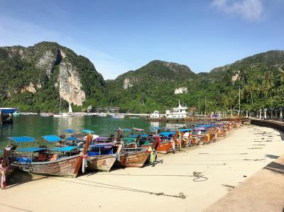 タイ楽園旅行①　(出発～ピピ島編)