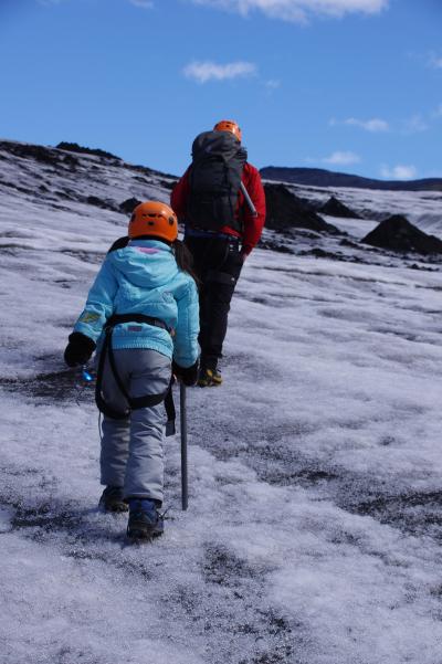 父と娘のフェロー諸島、アイスランド（アイスランドその3、アイスランド南部、氷河満喫！）