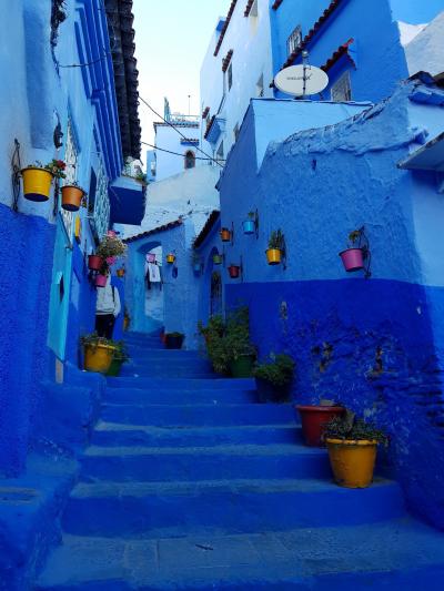 初モロッコ！スペインのタリファからシャウエンの青い村とフェズ（２）タンジェからシャウエンへ