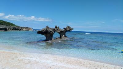 夏★沖縄③　古宇利島　エメラルドビーチ