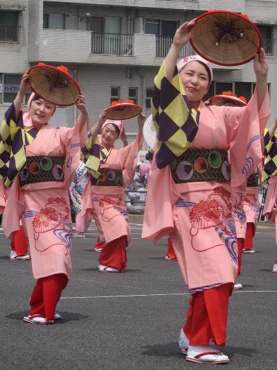 東北絆まつり/福島-5　山形花笠まつりｂ　軽快なリズムで　☆ヤッショ、マカショ-囃子ことば