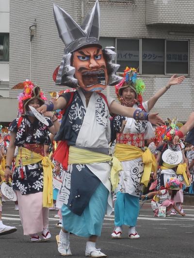 東北絆まつり/福島11　青森ねぶた祭a  ハネト-跳ぶ人-躍動　☆花笠/浴衣/草履の正装で