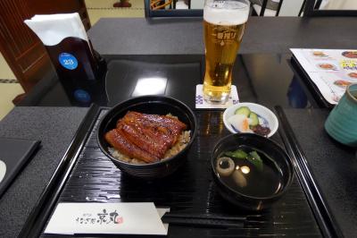０４．ぬまづ港の街BAR（バル）その４　うなぎ処京丸の鰻丼　鮨庵さいとうの握り寿司　たこ焼屋サボちゃんのたこ焼き