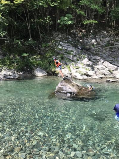 家族キャンプ 2019年8月 （長男10歳、次男8歳）IN 天川村 庵の郷キャンプ場