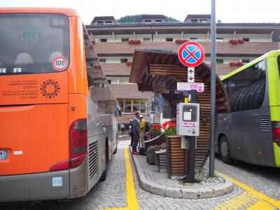 ２０１９　絶景！北イタリア　初ドロミテハイキング　バスの旅♪⑧バスで峠越え（オルティセイからコルチナ）へ