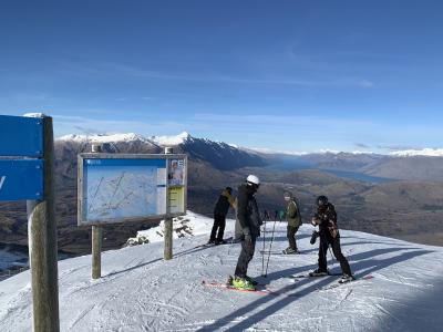 ニュージーランドでスキー（５）　CORONET PEAKでスキー