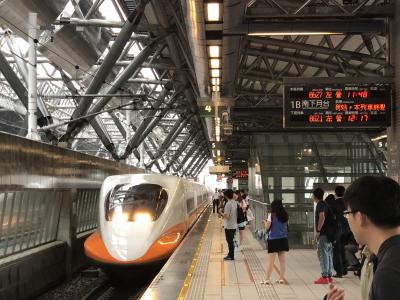 高鐡にて台中へ。しかし、大雨で高雄へ 1日目