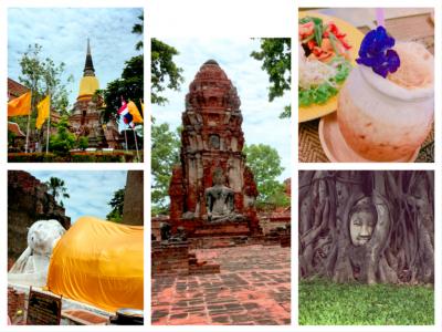 2019夏 バンコク•アユタヤ子連れ旅行~2日目 その2 アユタヤチャーター観光前半とおすすめカフェ~