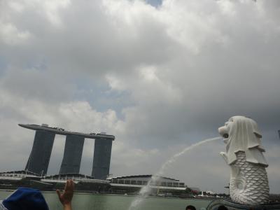 願ったり叶ったり シンガポール 1日目 (マーライオンパーク)