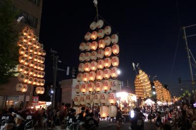 観覧席で見る青森ねぶた祭・秋田竿燈まつり　2泊3日　２日目竿燈まつり