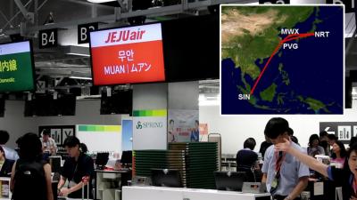 【2019海外】韓国・務安経由でシンガポール・・・が、台風で足止め。旅程キャンセル。