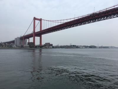 海から若戸大橋