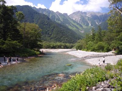 爽やかな上高地に癒される