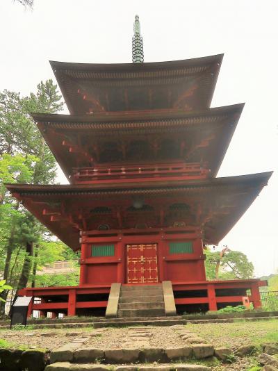 日光18　四本龍寺　観音堂　日光開山の地/三重塔-再建-大修理　☆東照宮御旅所への道