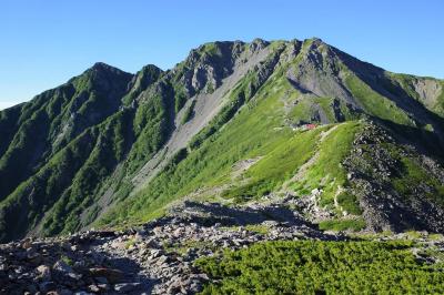 電車とバスで行く南アルプス白峰三山縦走登山（広河原から奈良田、1泊2日）