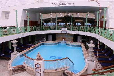 銀婚旅行で憧れのクルーズ (4日目)終日クルーズ