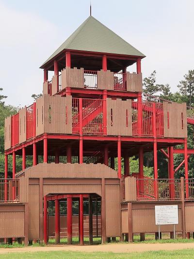 船橋-5　アンデルセン公園e  〔ワンパク王国〕　☆滑り台/水浴場/アスレチック類も充実