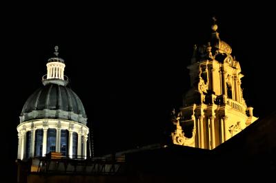 魅惑のシチリア×プーリア♪　Vol.353　☆ラグーザ：夜景の美しいサン・ジョルジョ大聖堂♪