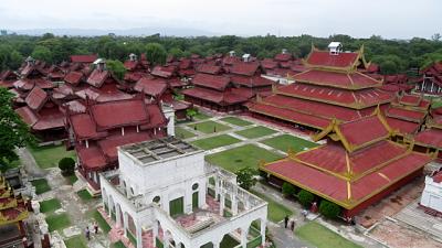 2019年8月 ミャンマー旅行記 (6)：マンダレー旧王宮と市街散策