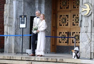 ノーベル平和賞の授賞式会場　オスロ市庁舎で結婚式に遭遇
