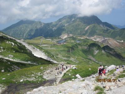 立山黒部アルペンルートと立山登山②立山雄山登山