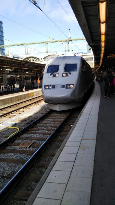 2019年9月母と娘の北欧旅行     ストックホルムからコペンハーゲン列車で移動