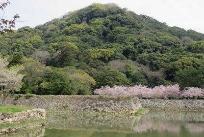 2018春、中国西部の日本百名城(18/28)：4月4日(4)：萩城(4)：本丸、二の丸虎口、下山