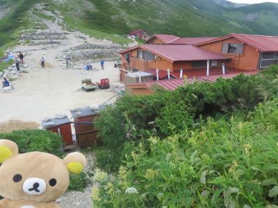 折立～新穂高温泉に行ってクマす。鷲羽岳～双六小屋まで