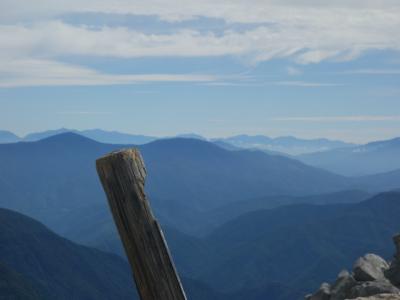 2019 北アルプス　父子２人旅～ 焼岳（２,４４４ｍ） ～ 登山編 ～ 頂上からの眺めは最高でした