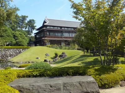 城址巡り　前橋城址公園　広瀬川　臨河閣　街並み