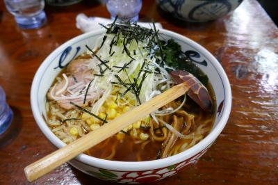 寝坊した朝、喜多方ラーメン圭水