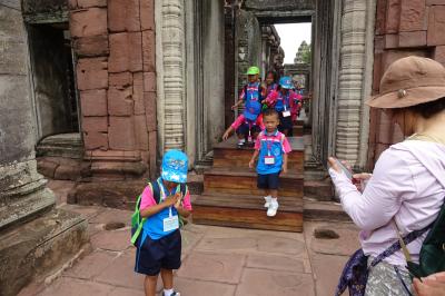 9万５千円で２週間、タイの遺跡やラオスを巡り、東南アジア初心者のシニア婦人たちをエスコートする旅（16/22）ピマイ遺跡