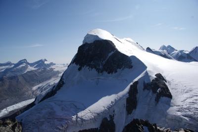 スイス　アルプスの絶景とパリ、ウィーン観光18日間④-4 ブライトホルン登山
