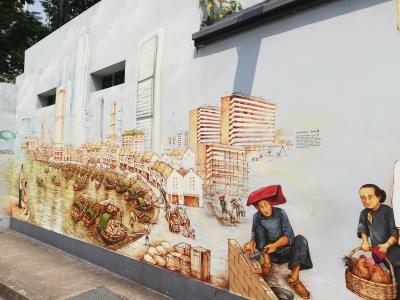 Yip Yew Chong氏の壁画を巡る、初めてのシンガポール③2017年作品