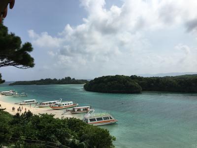 夏旅３　石垣島初日はぐるっと定番スポットへ　川平湾&鍾乳洞