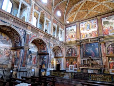 2019年　イタリア・フレスコ画の旅　ミラノ　サン・マウリツィオ教会とミラノ市街