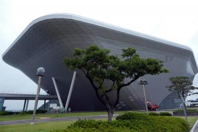 ２３．お盆休みの釜山3泊　車チャーター観光　松島海水浴場スカイウォーク　影島（ヨンド）　国立海洋博物館（クンニプヘヤンパンムルグァン）その１