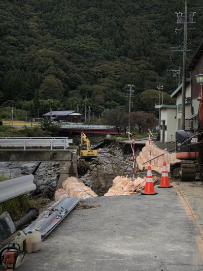 2019/10 【台風１９号の爪痕】信州 長和町 大門街道