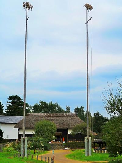 昭和記念公園-2　こもれびの里　武蔵野/旧農村-収穫期を迎え☆旅行記公開5900冊-達成記念-